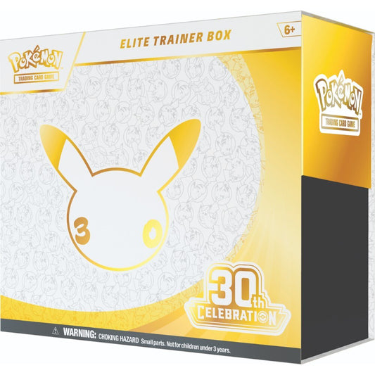 Preorder booking: Pokemon TCG 30th Celebration - Elite Trainer Box - Not physical product