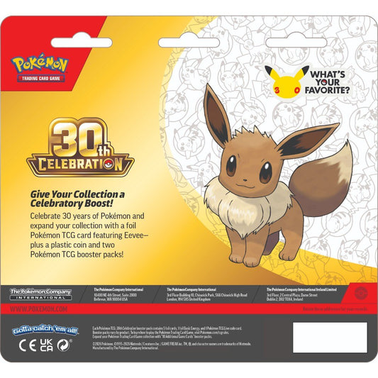 Preorder deposit: Pokemon TCG 30th Celebration - 2-Pack Blister - Not physical product
