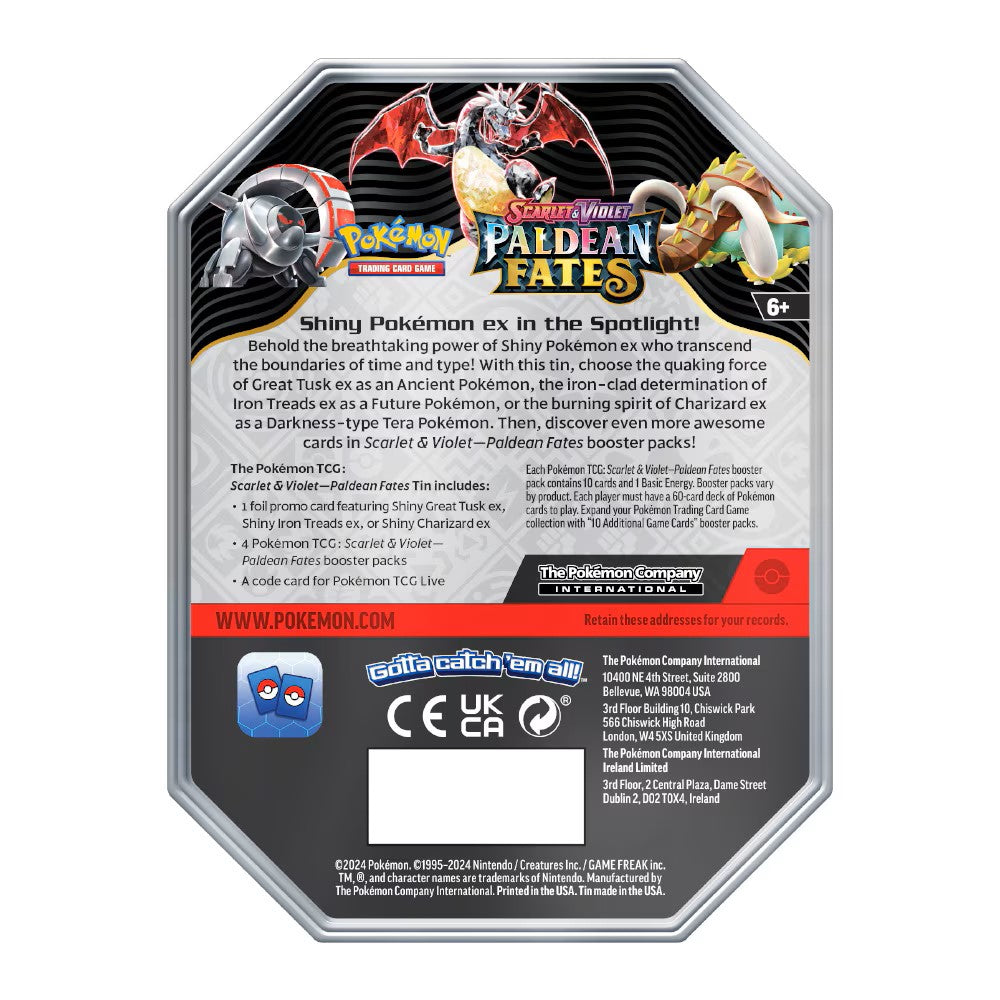 Pokémon: SV4.5 4-Booster Tin