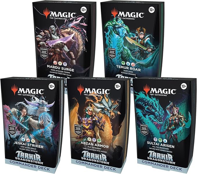 Magic: The Gathering - Tarkir: Dragonstorm Commander Deck Bundle