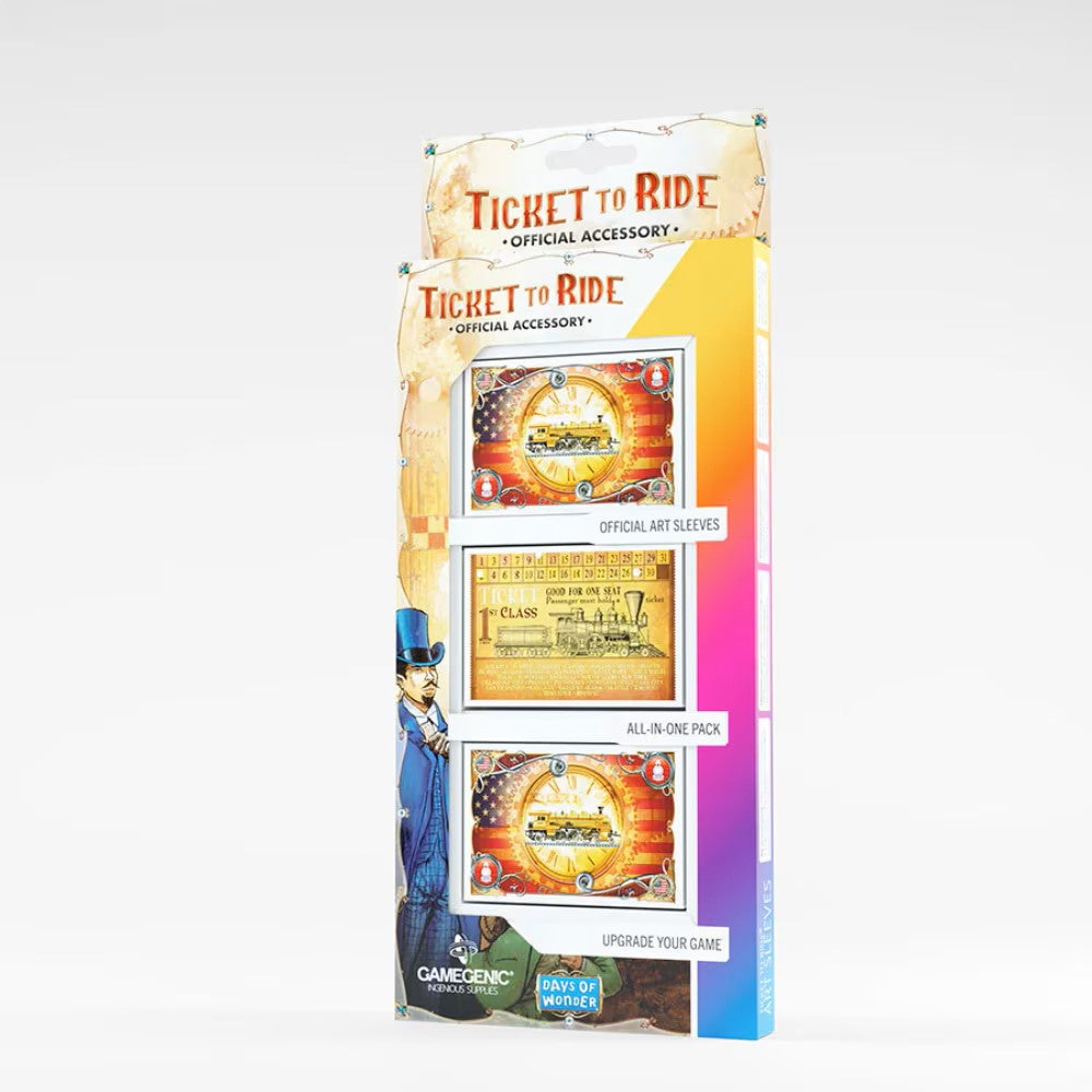 Ticket to Ride US edition Art Sleeves