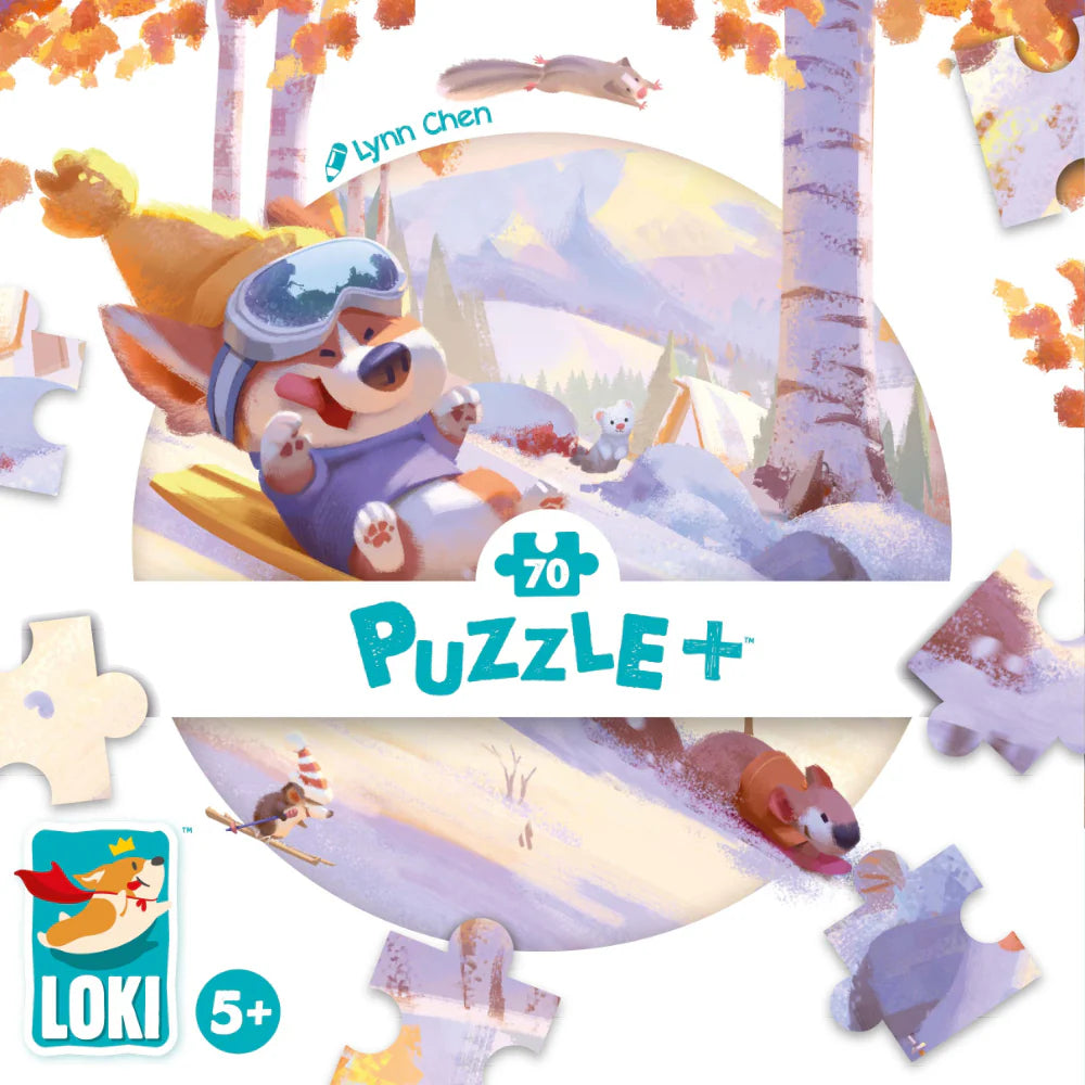 LOKI Puzzle +: Loki Goes Sledding (70pc)