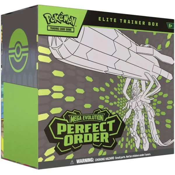 Preorder: Pokémon TCG: Mega Evolution - Perfect Order Elite Trainer Box