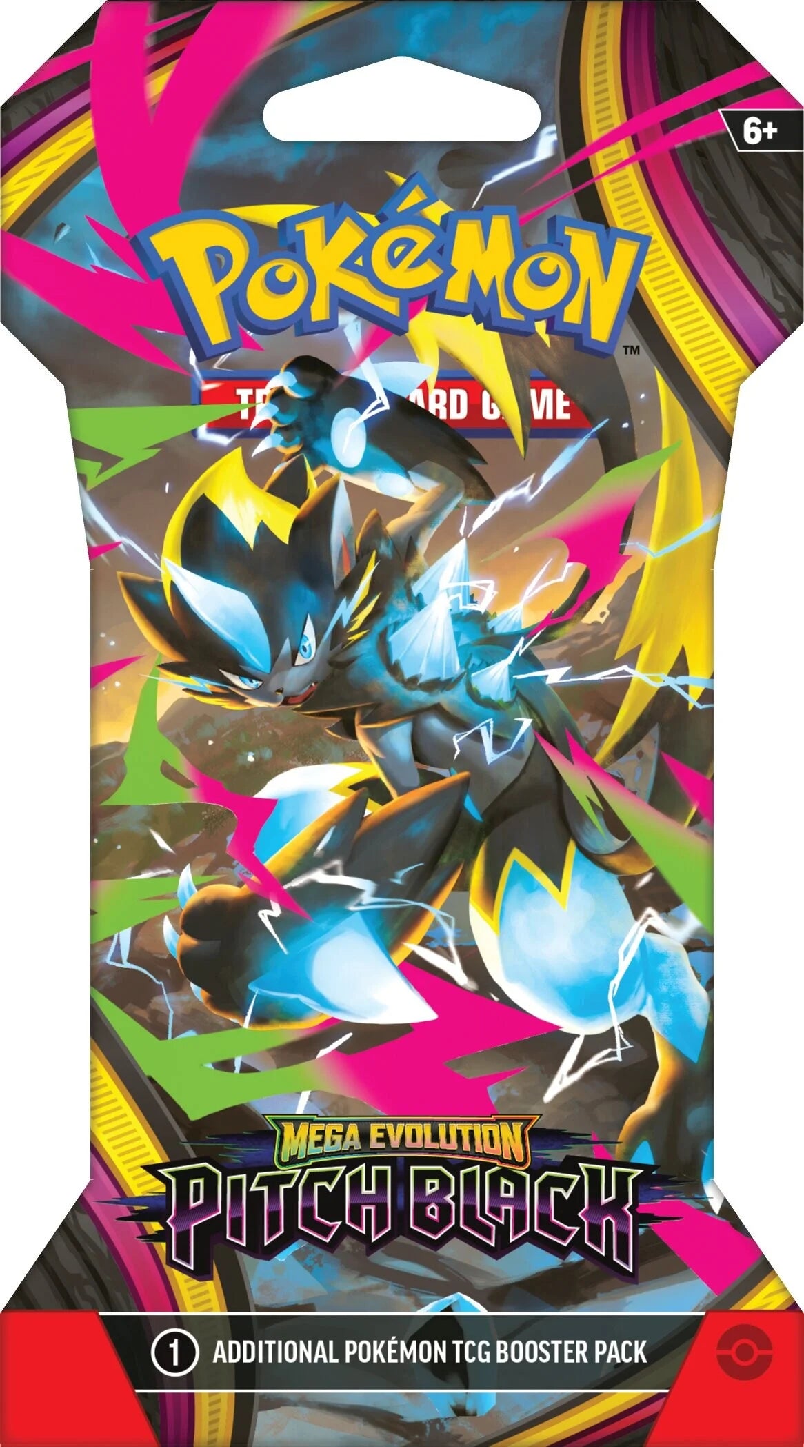 Preorder - Pokémon: Mega Evolution—Pitch Black: Sleeved Booster Box (24 boosters)