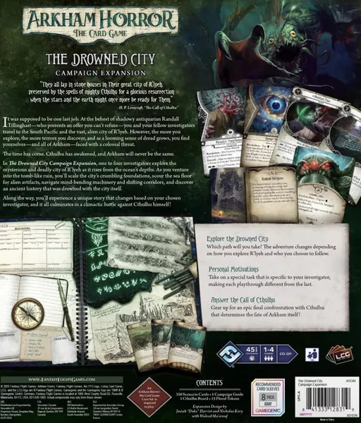 Arkham Horror LCG - The Drowned City Campaign Expansion