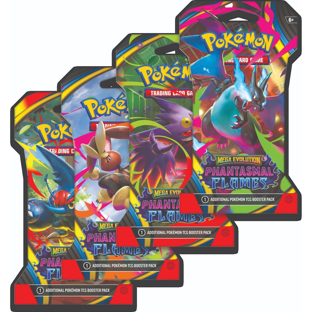 Pokemon-Mega-Evolution Phantasmal-Flames-Sleeved-Booster Box