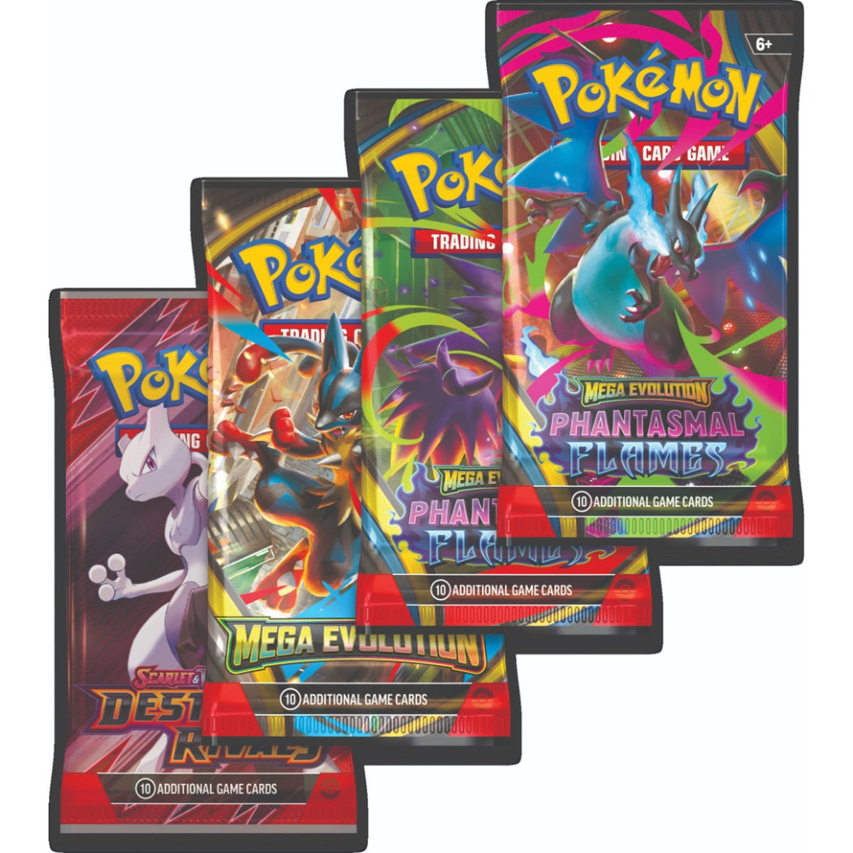 Preorder booking: Pokémon TCG: Mega Charizard Tin 2 Pack Artwork - Not the physical product