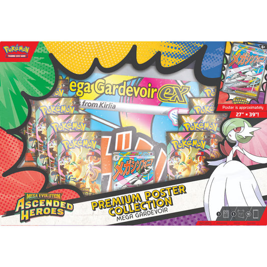 Preorder booking: Pokémon TCG: Mega Evolution–Ascended Heroes Premium Poster - Not the physical product