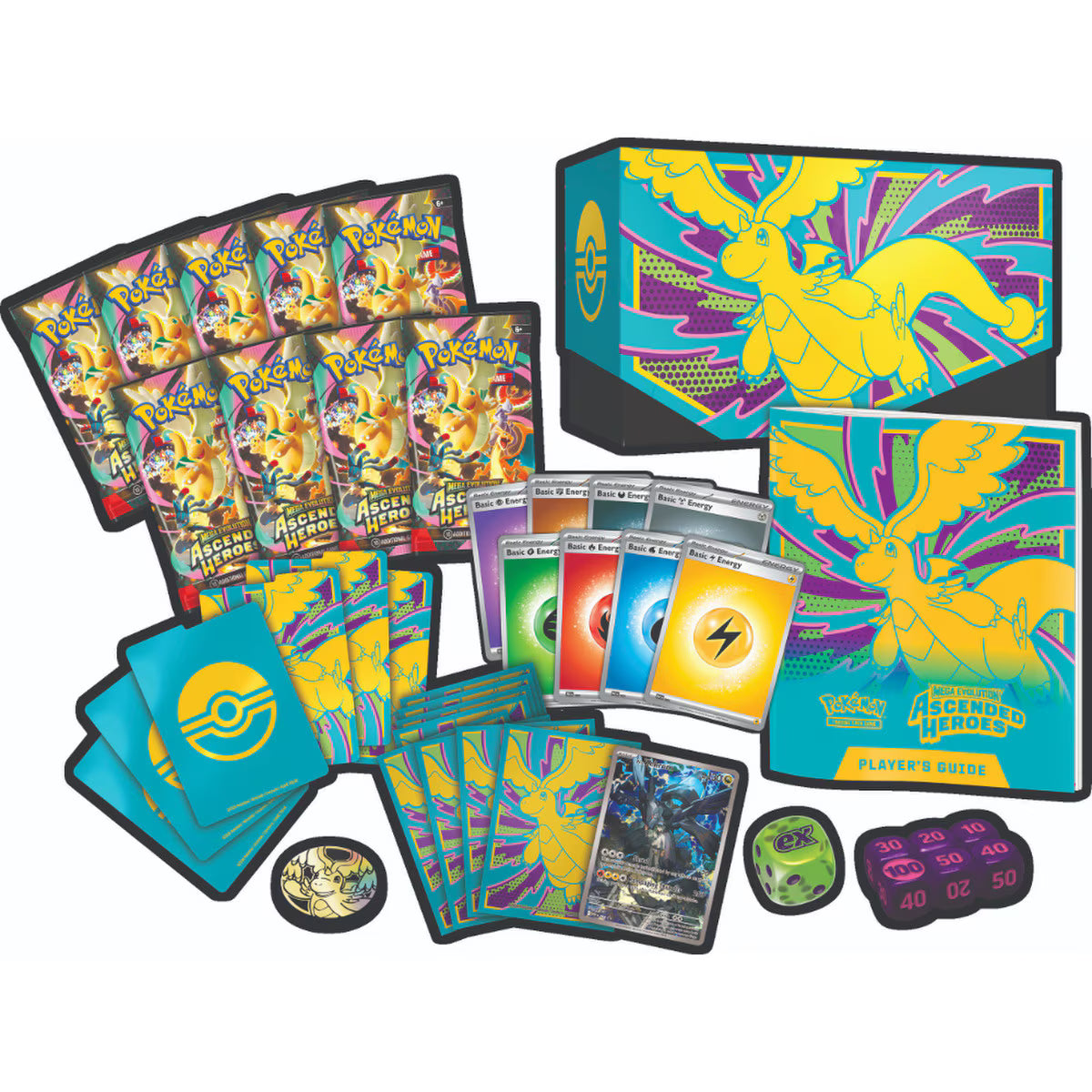 Preorder Booking: Pokémon TCG: Mega Evolution–Ascended Heroes Elite Trainer - Not physical product