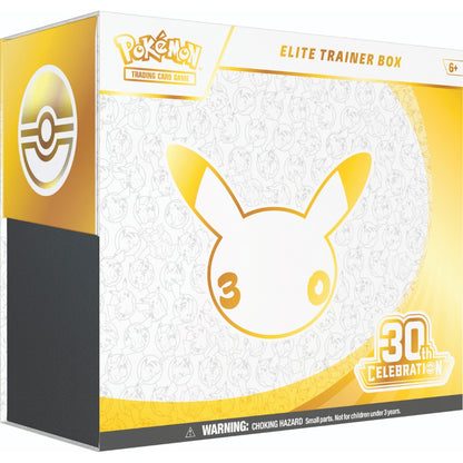 Preorder booking: Pokemon TCG 30th Celebration - Elite Trainer Box - Not physical product