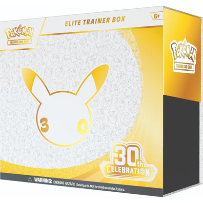Preorder booking: Pokemon TCG 30th Celebration - Elite Trainer Box - Not physical product