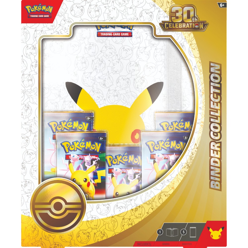 Preorder booking: Pokemon TCG 30th Celebration - Binder Collection - Not physical product