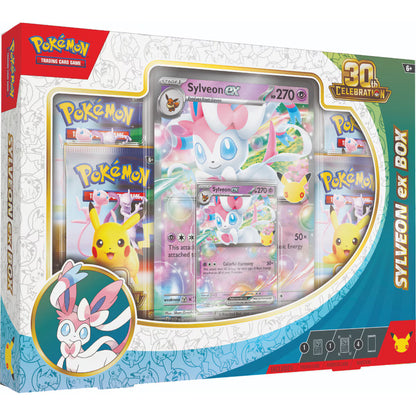 Preorder booking: Pokemon TCG 30th Celebration - ex Box (Sylveon and Greninja) - Not physical product