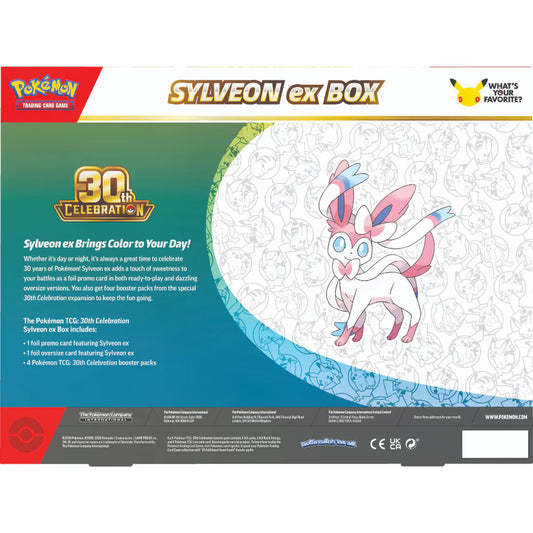 Preorder deposit: Pokemon TCG 30th Celebration - ex Box (Sylveon and Greninja 1 of each variant) - Not physical product