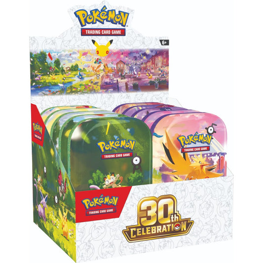 Preorder booking: Pokemon TCG 30th Celebration - Mini Tin - Not physical product