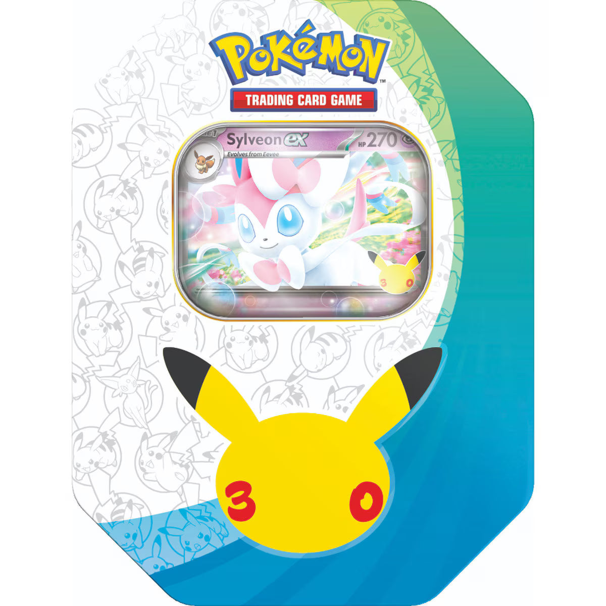 preorder deposit: Pokémon TCG 30th Celebration - ex Tin (Sylveon/Greninja) - Not physical product