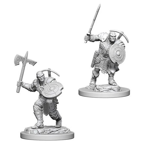 D&D Nolzur's Marvelous Miniatures: Earth Genasi Male Fighter