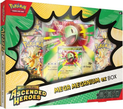 Preorder: Pokémon TCG: Mega Evolution 3 variant combo – Ascended Heroes ex Box