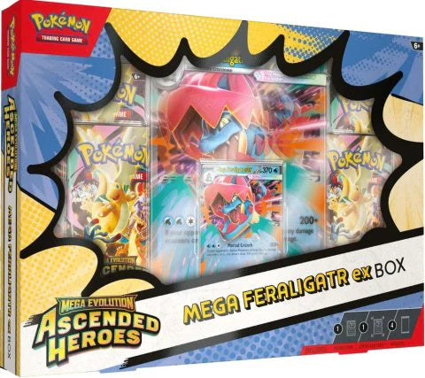Preorder: Pokémon TCG: Mega Evolution 3 variant combo – Ascended Heroes ex Box