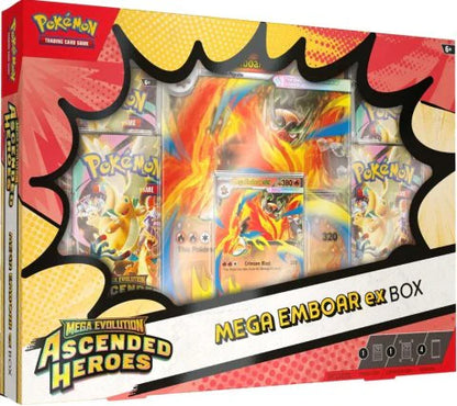 Preorder: Pokémon TCG: Mega Evolution 3 variant combo – Ascended Heroes ex Box