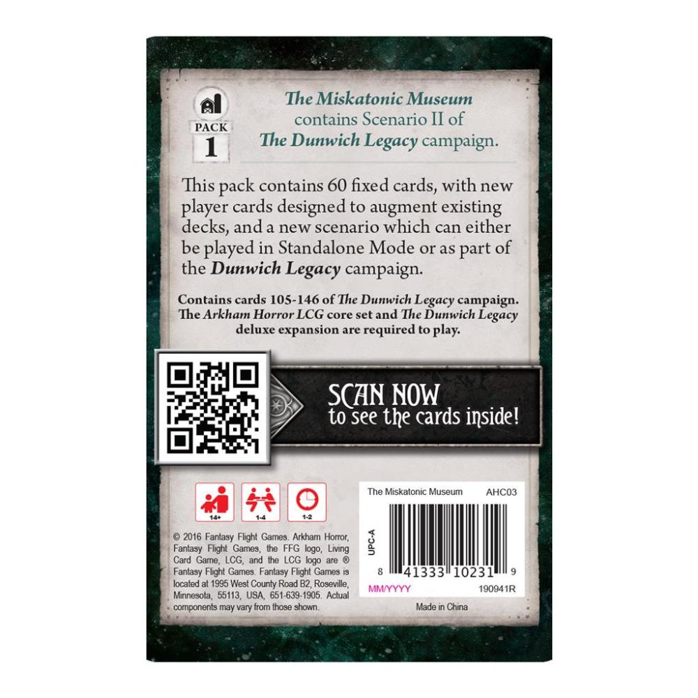 Arkham Horror LCG - The Miskatonic Museum Mythos Pack