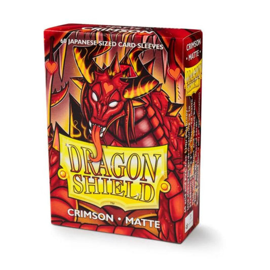 Dragon Shield Matte  Japanese Sleeves Crimson  (60 ct. in box)