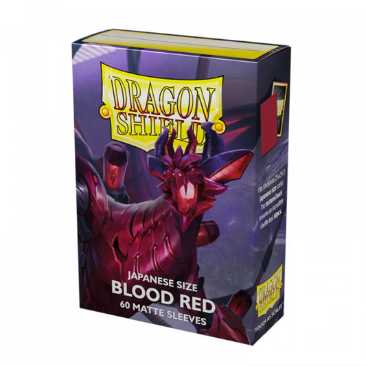 Dragon Shield Matte  Japanese Sleeves Blood Red  (60 ct. in box)