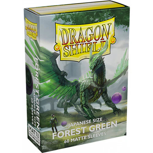 Dragon Shield Matte  Japanese Sleeves Forest Green (60 ct. in box)