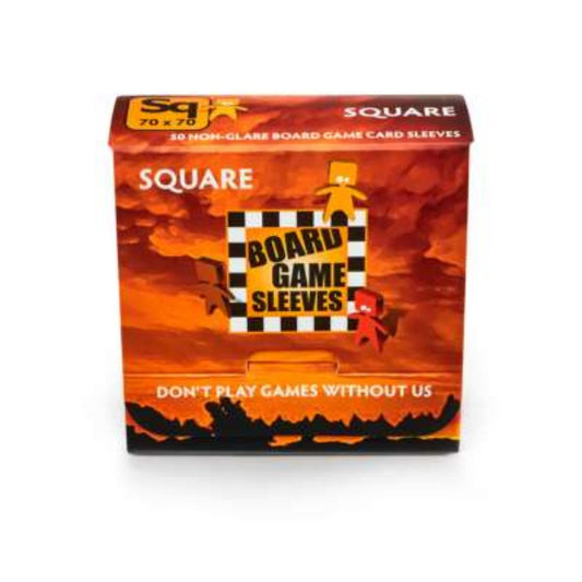 Board Game Sleeves-Non Glare Square (fits cards of 70x70mm)