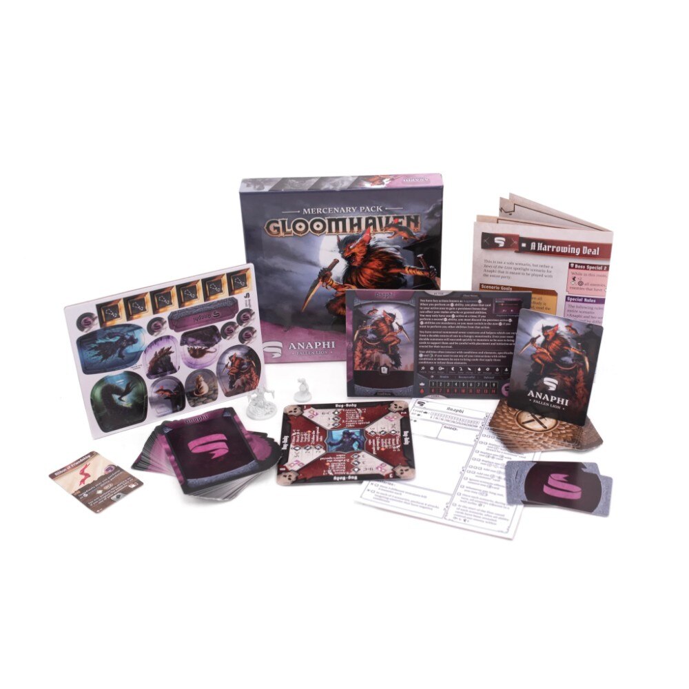 Gloomhaven - Mercenary Pack (Anaphi, Fallen Lion)