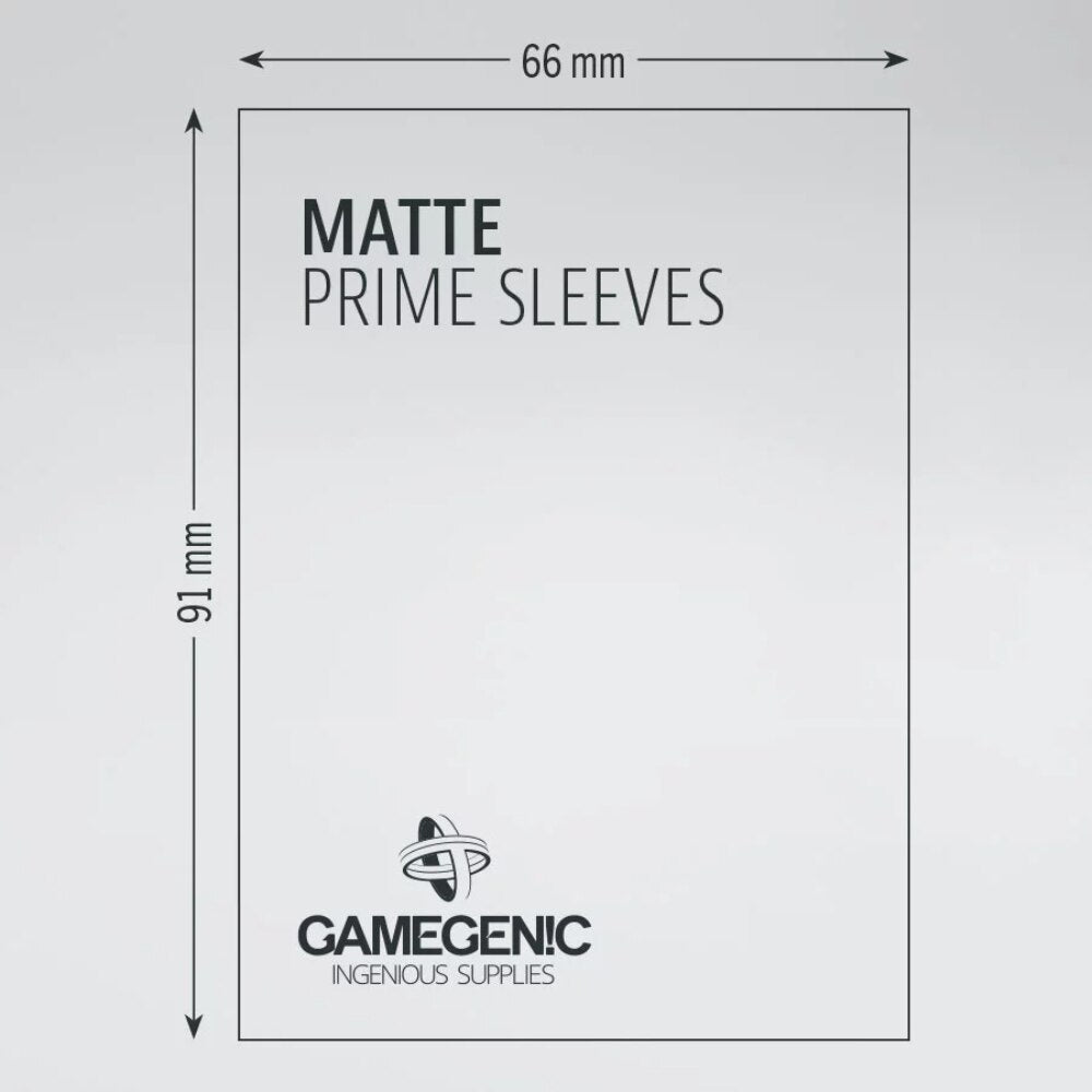 GameGenic - MATTE Prime Sleeves: Red (100)