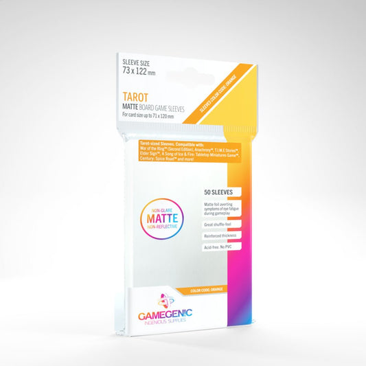 Gamegenic PRIME Sleeves: Tarot (Orange)