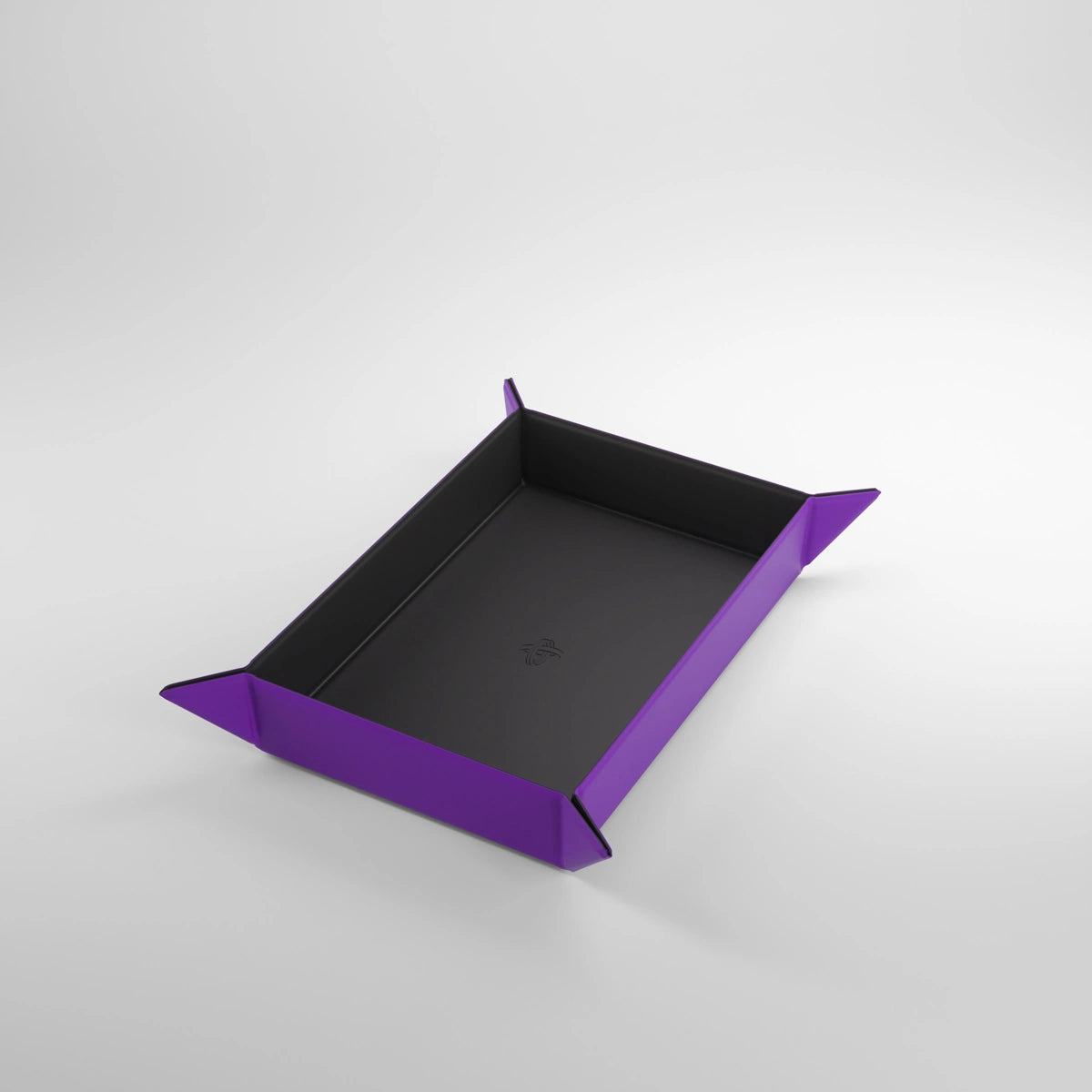 GameGenic - Magnetic Dice Tray Rectangular (Black/Purple)