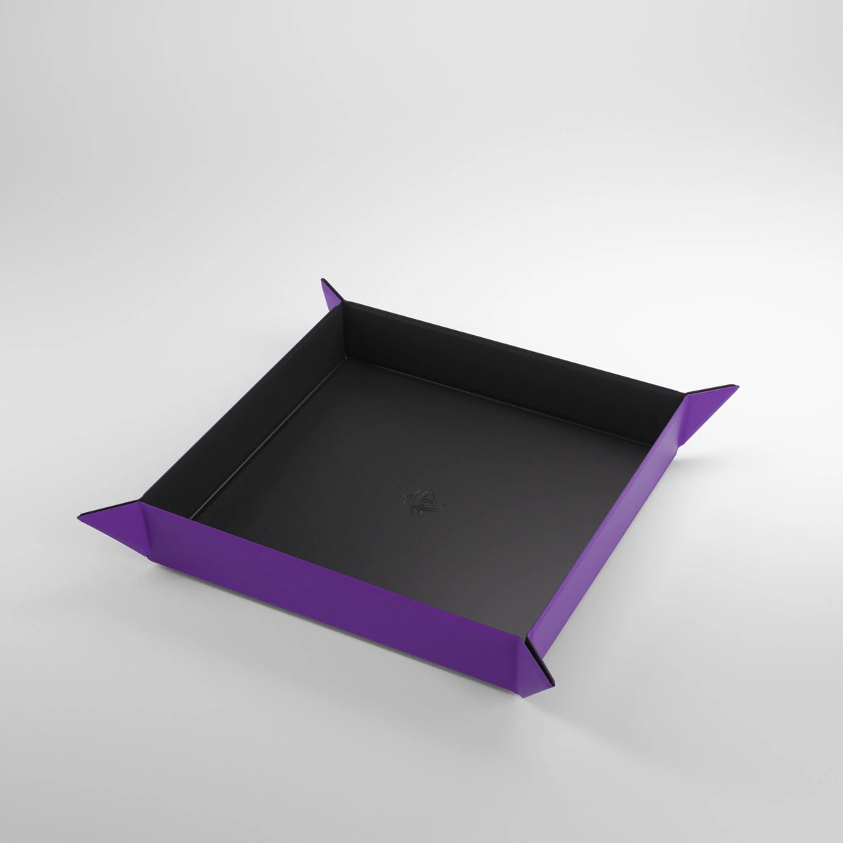 GameGenic - Magnetic Dice Tray Square (Black/Purple)