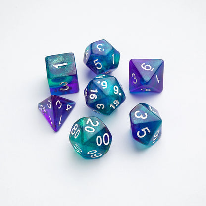 GameGenic - RPG Dice Set - Galaxy Series - Neptune