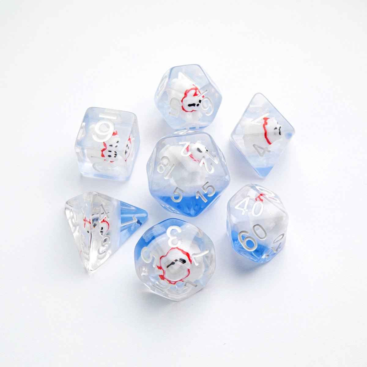 GameGenic - RPG Dice Set - Embraced Series - Polar Bear