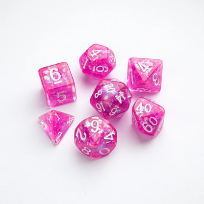 GameGenic - RPG Dice Set - Candy-like Series - Raspberry