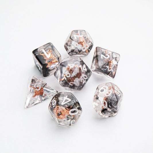 GameGenic - RPG Dice Set - Embraced Series - Shield & Weapon