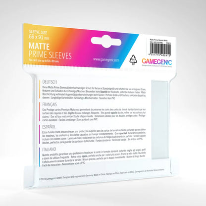 GameGenic - Matte Prime Sleeves: White (100)