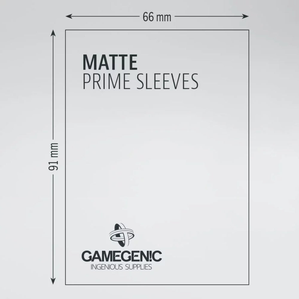 GameGenic - Matte Prime Sleeves: White (100)