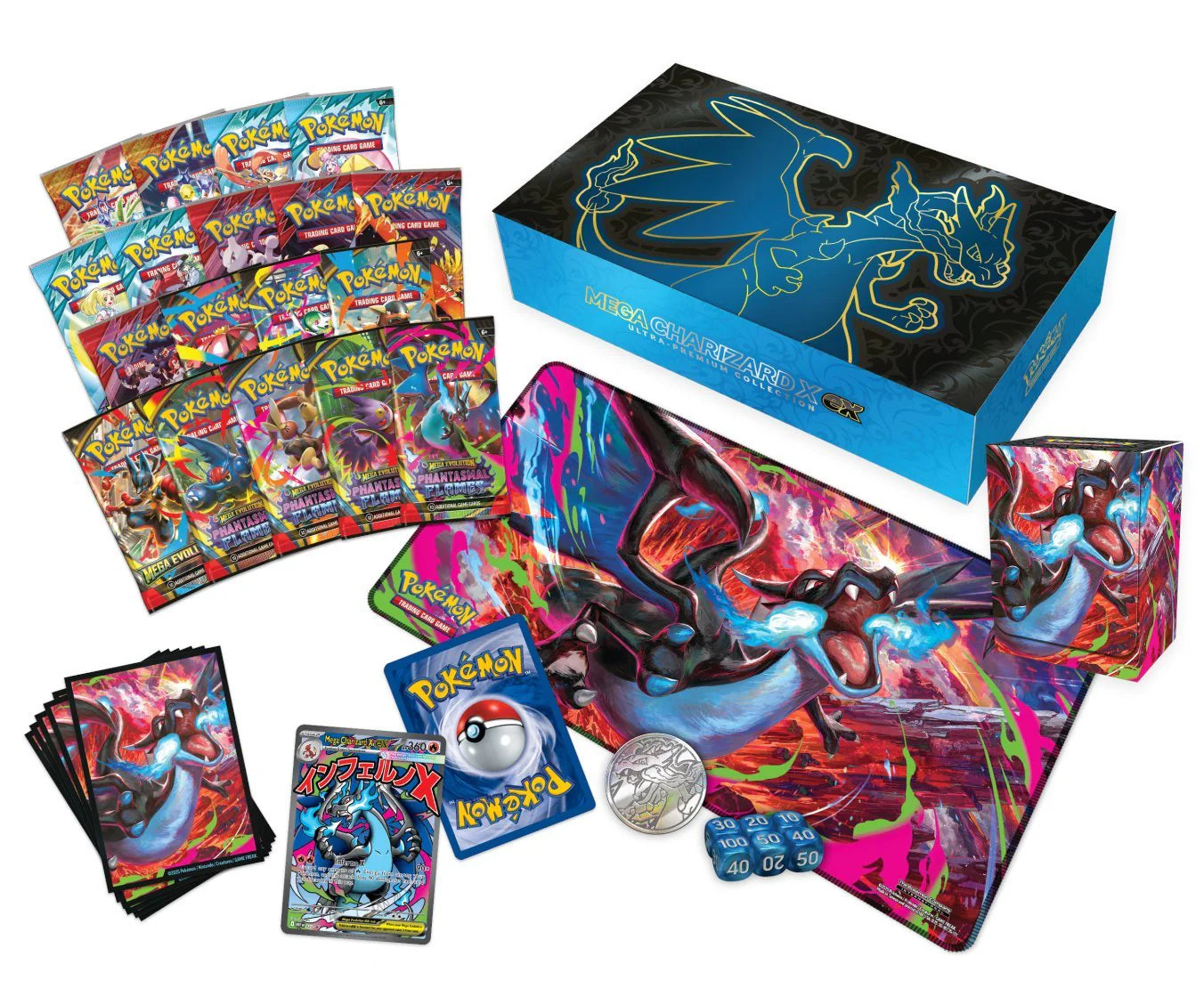 Preorder Pokémon: Mega Charizard ex Ultra-Premium Collection