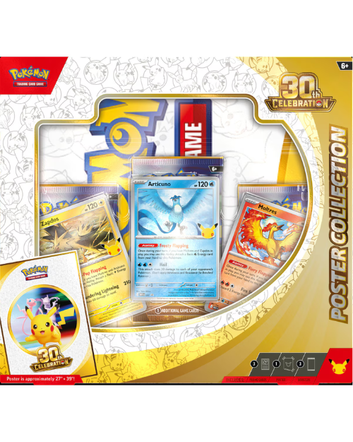 Preorder booking: Pokemon TCG 30th Celebration - Poster Collection - Not physical product