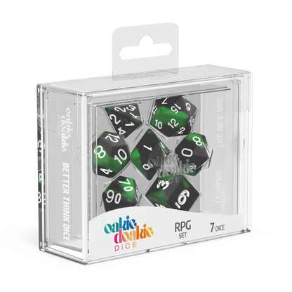 oakie doakie DICE RPG Set Glow in the Dark: Biohazard (7)