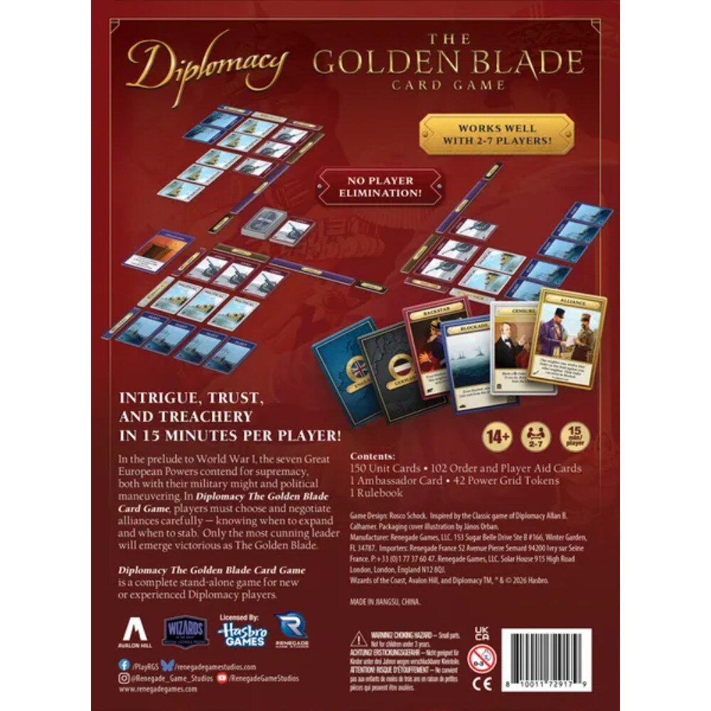 Diplomacy: The Golden Blade