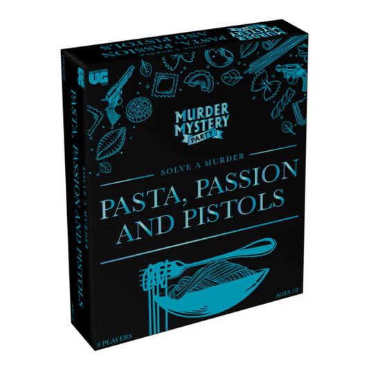 Murder Mystery Party Game - Pasta, Passion, & Pistols