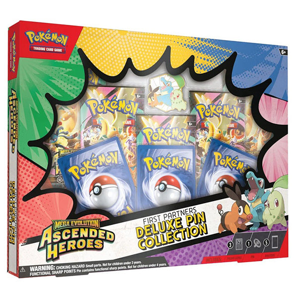 Pokémon: Mega Evolution—Ascended Heroes First Partners Deluxe Pin Collection