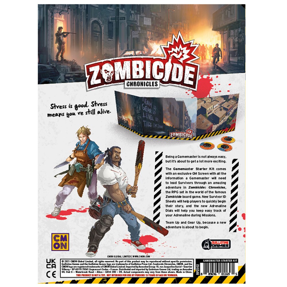 ZOMBICIDE CHRONICLES RPG GAMEMASTER STARTER KIT