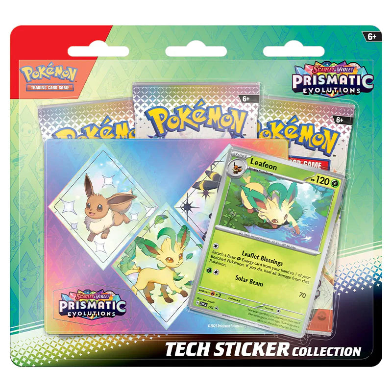 Pokémon: Scarlet & Violet Prismatic Evolution: Tech Sticker Blister