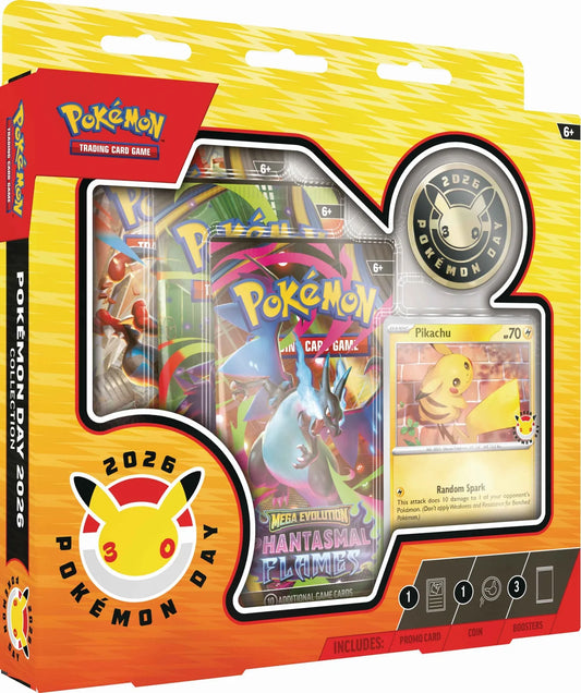 Preorder booking: Pokémon TCG: Pokémon Day 2026 Collection - Not the physical product