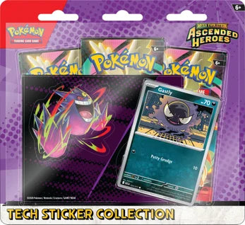 Preorder booking: Pokémon TCG: Mega Evolution–Ascended Heroes - Tech Sticker Collection - Not the physical product